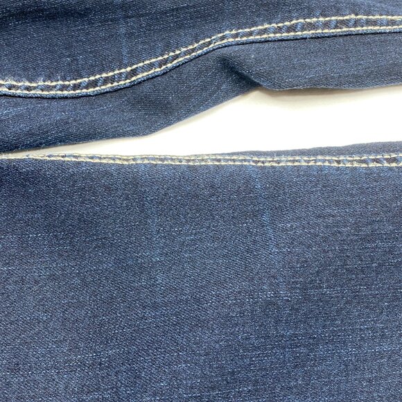 Womens Wrangler 10MWZJK Dark Wash Jeans Sz 0 x 34 Boot Cut - Picture 12 of 15